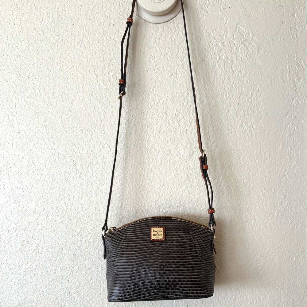 Authentic Dooney & Bourke Suki Crossbody Snake